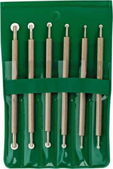 Value Collection - 6 Piece High Speed Steel Blade Hand Deburring Tool Set - For Hole Edge, Straight Edge - Exact Industrial Supply