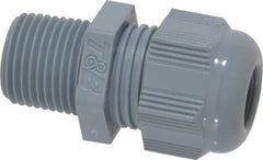 Thomas & Betts - 3/8" Trade, Nylon Threaded Straight Liquidtight Conduit Cable Gland - Noninsulated - Exact Industrial Supply