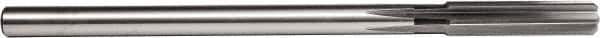 Union Butterfield - 1/4" High Speed Steel 6 Flute Chucking Reamer - Straight Flute, 0.24" Straight Shank, 1-1/2" Flute Length, 6" OAL - Exact Industrial Supply