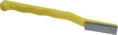 Value Collection - 400 Grit Yellow Single-Ended Boron Carbide Hand Hone - Super Fine Grade, 5-1/2" OAL, with Cutting Dimensions of 1-9/16" Length x 1/2" Wide x 3/16" High - Exact Industrial Supply