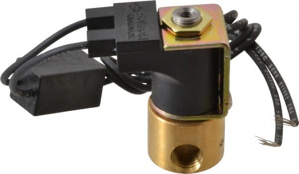 LDI Industries - 2 Port 1" Diam, 1/8-27 x 1/8-27 Thread, Central Lubrication System 3-Way Solenoid Valve - Exact Industrial Supply