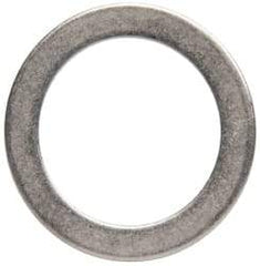 Made in USA - 0.032" Thick, 5/8" Inside x 7/8" OD, Shortening Shim - Uncoated 300 Stainless Steel - Exact Industrial Supply