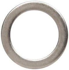 Made in USA - 1/16" Thick, 5/8" Inside x 7/8" OD, Shortening Shim - 9/16" Screw, Uncoated 300 Stainless Steel - Exact Industrial Supply