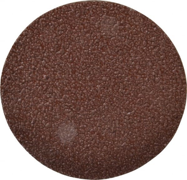 Made in USA - 5" Diam, 24 Grit Aluminum Oxide Adhesive PSA Disc - Exact Industrial Supply