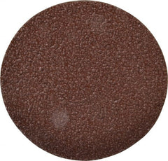 Made in USA - 5" Diam, 24 Grit Aluminum Oxide Adhesive PSA Disc - Exact Industrial Supply