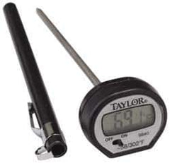 Taylor - -40 to 302°F Pocket Digital Thermometer - LCD Display, 1.5 Volts - Exact Industrial Supply