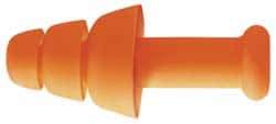 Howard Leight - Reusable, Corded, 25 dB, Flange Earplugs - Orange, 100 Pairs - Exact Industrial Supply