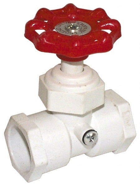 Legend Valve - 3/4" Pipe, 100 psi WOG Rating, PVC Stop & Waste Valve - Exact Industrial Supply