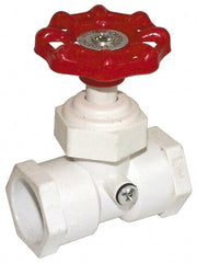 Legend Valve - 3/4" Pipe, 100 psi WOG Rating, PVC Stop & Waste Valve - Exact Industrial Supply
