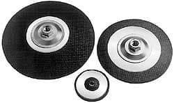 Made in USA - 4" Wheel Diam, 1/8" Wheel Thickness, 3/8" Arbor Hole, Type 27 Depressed Center Wheel - Zirconia Alumina, 13,560 Max RPM, Compatible with Angle Grinder - Exact Industrial Supply