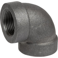 Black Pipe Fittings; Fitting Type: Elbow; Fitting Size: 1-1/2″; Material: Malleable Iron; Finish: Black; Fitting Shape: 90 ™ Elbow; Thread Standard: NPT; Connection Type: Threaded; Lead Free: No