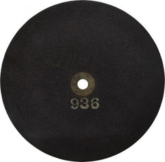 Made in USA - 10" 36 Grit Aluminum Oxide Cutoff Wheel - 3/32" Thick, 5/8" Arbor, 6,500 Max RPM, Use with Stationary Tools - Exact Industrial Supply