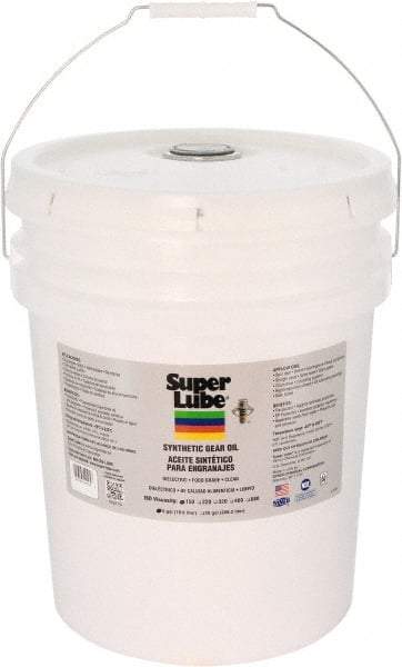 Synco Chemical - 5 Gal Pail, Synthetic Gear Oil - -45°F to 450°F, ISO 150 - Exact Industrial Supply