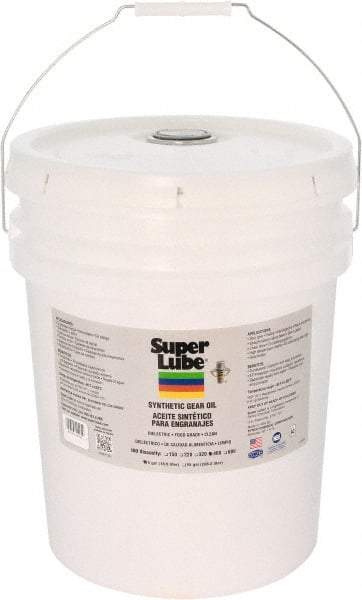 Synco Chemical - 5 Gal Pail, Synthetic Gear Oil - -45°F to 450°F, ISO 460 - Exact Industrial Supply