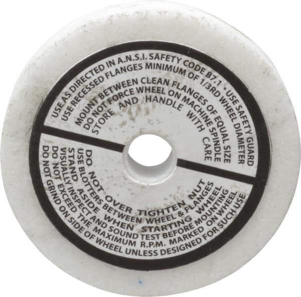 Grier Abrasives - 60 Grit Aluminum Oxide Type 1 Internal Grinding Wheel - 2-1/2" Diam x 3/8" Hole x 3/8" Thick, 12,987 Max RPM, Medium Grade, K Hardness, Vitrified Bond - Exact Industrial Supply