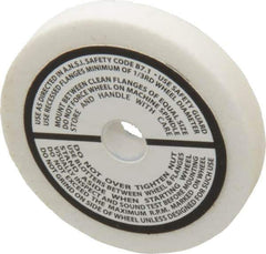 Grier Abrasives - 80 Grit Aluminum Oxide Type 1 Internal Grinding Wheel - 2-1/2" Diam x 3/8" Hole x 3/8" Thick, 12,987 Max RPM, Medium Grade, K Hardness, Vitrified Bond - Exact Industrial Supply