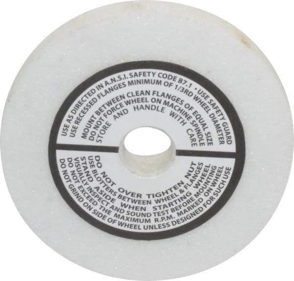 Grier Abrasives - 80 Grit Aluminum Oxide Type 1 Internal Grinding Wheel - 3" Diam x 1/2" Hole x 3/8" Thick, 10,823 Max RPM, Medium Grade, K Hardness, Vitrified Bond - Exact Industrial Supply
