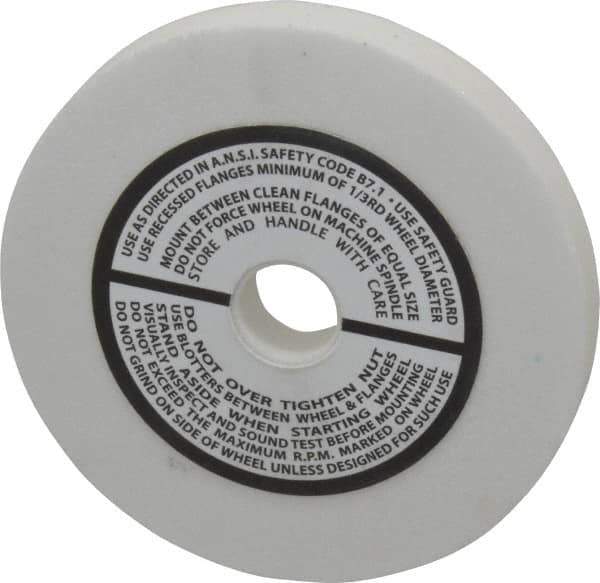 Grier Abrasives - 120 Grit Aluminum Oxide Type 1 Internal Grinding Wheel - 3" Diam x 1/2" Hole x 3/8" Thick, 10,823 Max RPM, Fine Grade, Hardness, Vitrified Bond - Exact Industrial Supply