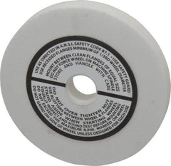 Grier Abrasives - 120 Grit Aluminum Oxide Type 1 Internal Grinding Wheel - 3" Diam x 1/2" Hole x 3/8" Thick, 10,823 Max RPM, Fine Grade, Hardness, Vitrified Bond - Exact Industrial Supply