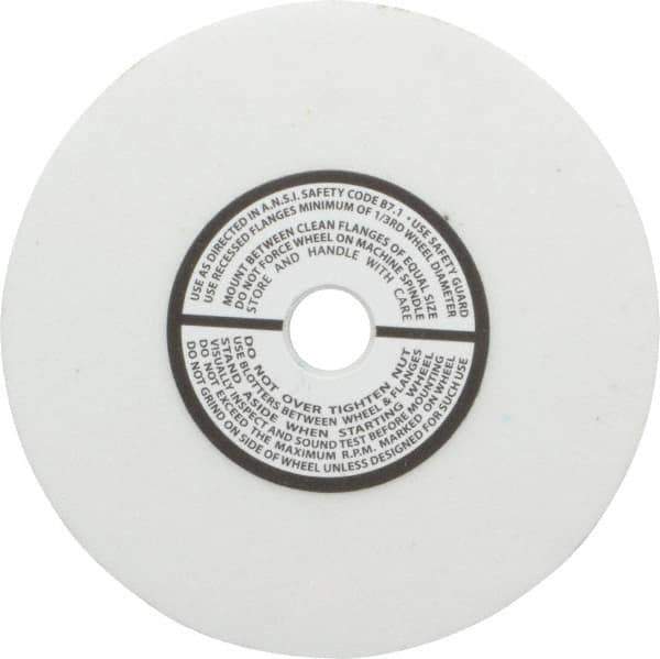 Grier Abrasives - 80 Grit Aluminum Oxide Type 1 Internal Grinding Wheel - 4" Diam x 1/2" Hole x 1/2" Thick, 8,100 Max RPM, Medium Grade, K Hardness, Vitrified Bond - Exact Industrial Supply