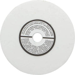 Grier Abrasives - 80 Grit Aluminum Oxide Type 1 Internal Grinding Wheel - 4" Diam x 1/2" Hole x 1/2" Thick, 8,100 Max RPM, Medium Grade, K Hardness, Vitrified Bond - Exact Industrial Supply