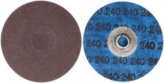 Norton - 3" 240 Grit Aluminum Oxide Quick Change Disc - Exact Industrial Supply