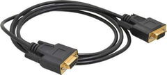 Tripp-Lite - 6' Long, DB9/DB9 Computer Cable - Black, Female x Female - Exact Industrial Supply