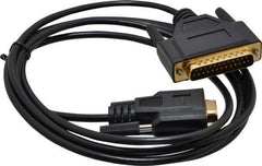 Tripp-Lite - 6' Long, DB9/DB25 Computer Cable - Black, Female x Male - Exact Industrial Supply