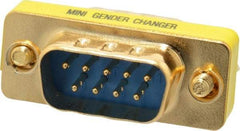 Tripp-Lite - Adapter/Gender Changer - DB9(M/M) Connector, Black - Exact Industrial Supply