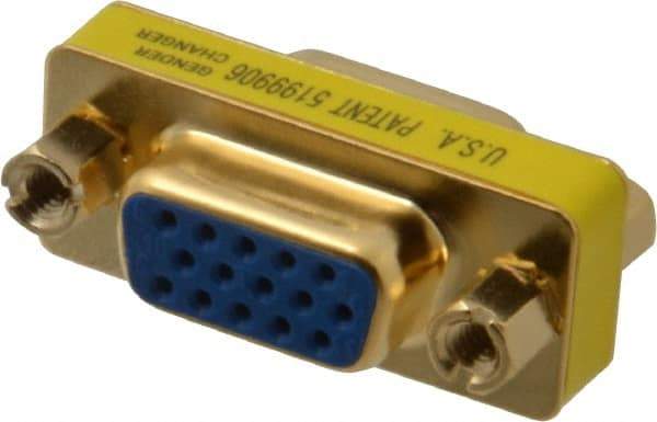 Tripp-Lite - Adapter/Gender Changer - HDDB15(F/F) Connector, Black - Exact Industrial Supply