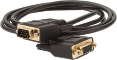 Tripp-Lite - 6' Long, HD15/HD15 Computer Cable - Black, Male x Female - Exact Industrial Supply