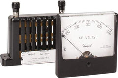 Simpson Electric - Analog, AC Voltmeter, Panel Meter - 60 Hz, 83333 Ohms at 60 Hz, 500 VAC - Exact Industrial Supply