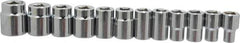 Blackhawk by Proto - 11 Piece 1/2" Drive Socket Set - 6 Points, 3/8" to 1" Range, Inch Measurement Standard - Exact Industrial Supply