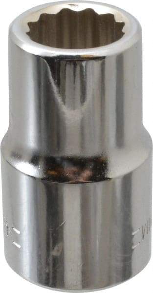 Blackhawk by Proto - 1/2" Drive, Standard Hand Socket - 12 Points, 1-1/2" OAL, Chrome Finish - Exact Industrial Supply