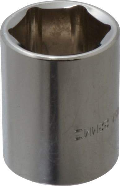 Blackhawk by Proto - 1/2" Drive, Standard Hand Socket - 6 Points, 1-1/2" OAL, Chrome Finish - Exact Industrial Supply