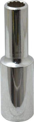 Blackhawk by Proto - 1/2" Drive, Deep Hand Socket - 12 Points, 3-3/32" OAL, Chrome Finish - Exact Industrial Supply