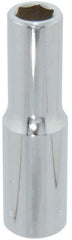Blackhawk by Proto - 1/2" Drive, Deep Hand Socket - 6 Points, 3-3/32" OAL, Chrome Finish - Exact Industrial Supply