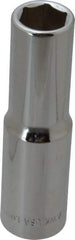 Blackhawk by Proto - 1/2" Drive, Deep Hand Socket - 6 Points, 3-9/32" OAL, Chrome Finish - Exact Industrial Supply