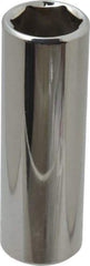 Blackhawk by Proto - 1/2" Drive, Deep Hand Socket - 6 Points, 3-3/32" OAL, Chrome Finish - Exact Industrial Supply