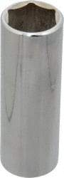 Blackhawk by Proto - 1/2" Drive, Deep Hand Socket - 6 Points, 3-3/32" OAL, Chrome Finish - Exact Industrial Supply