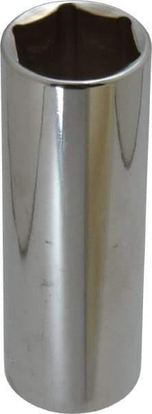 Blackhawk by Proto - 1/2" Drive, Deep Hand Socket - 6 Points, 3-3/32" OAL, Chrome Finish - Exact Industrial Supply