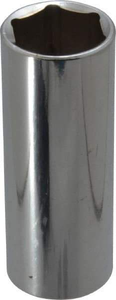 Blackhawk by Proto - 1/2" Drive, Deep Hand Socket - 6 Points, 3-3/32" OAL, Chrome Finish - Exact Industrial Supply