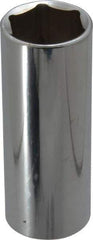 Blackhawk by Proto - 1/2" Drive, Deep Hand Socket - 6 Points, 3-3/32" OAL, Chrome Finish - Exact Industrial Supply