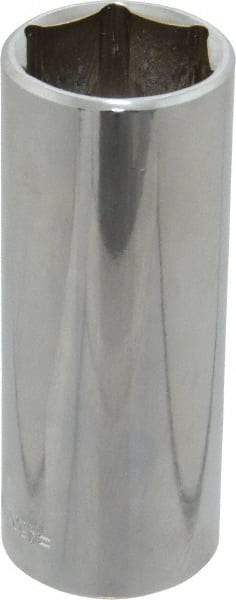 Blackhawk by Proto - 1/2" Drive, Deep Hand Socket - 6 Points, 3-3/32" OAL, Chrome Finish - Exact Industrial Supply