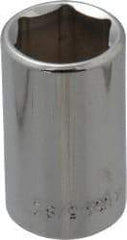 Blackhawk by Proto - 5/8", 1/2" Drive, Standard Hand Socket - 6 Points, 1-1/2" OAL, Chrome Finish - Exact Industrial Supply