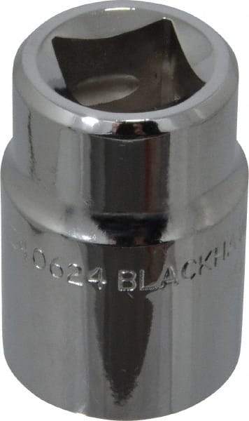 Blackhawk by Proto - 3/4", 1/2" Drive, Standard Hand Socket - 6 Points, 1-1/2" OAL, Chrome Finish - Exact Industrial Supply