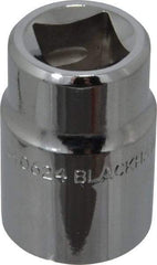 Blackhawk by Proto - 3/4", 1/2" Drive, Standard Hand Socket - 6 Points, 1-1/2" OAL, Chrome Finish - Exact Industrial Supply