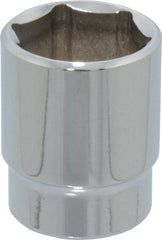 Blackhawk by Proto - 15/16", 1/2" Drive, Standard Hand Socket - 6 Points, 1-1/2" OAL, Chrome Finish - Exact Industrial Supply
