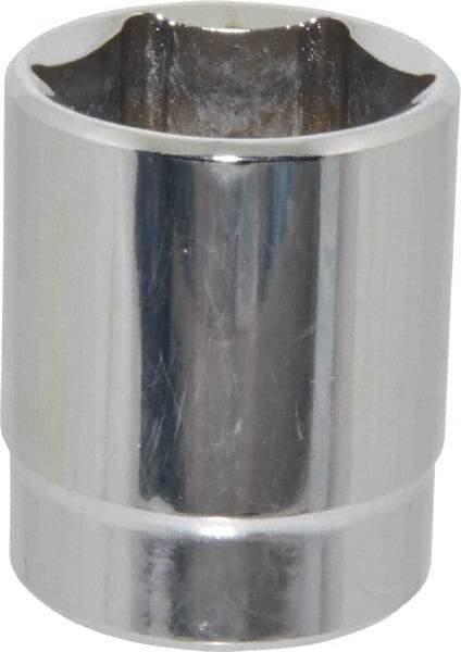 Blackhawk by Proto - 1", 1/2" Drive, Standard Hand Socket - 6 Points, 1-5/8" OAL, Chrome Finish - Exact Industrial Supply