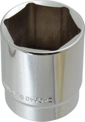 Blackhawk by Proto - 1-1/4", 1/2" Drive, Standard Hand Socket - 6 Points, 1-55/64" OAL - Exact Industrial Supply